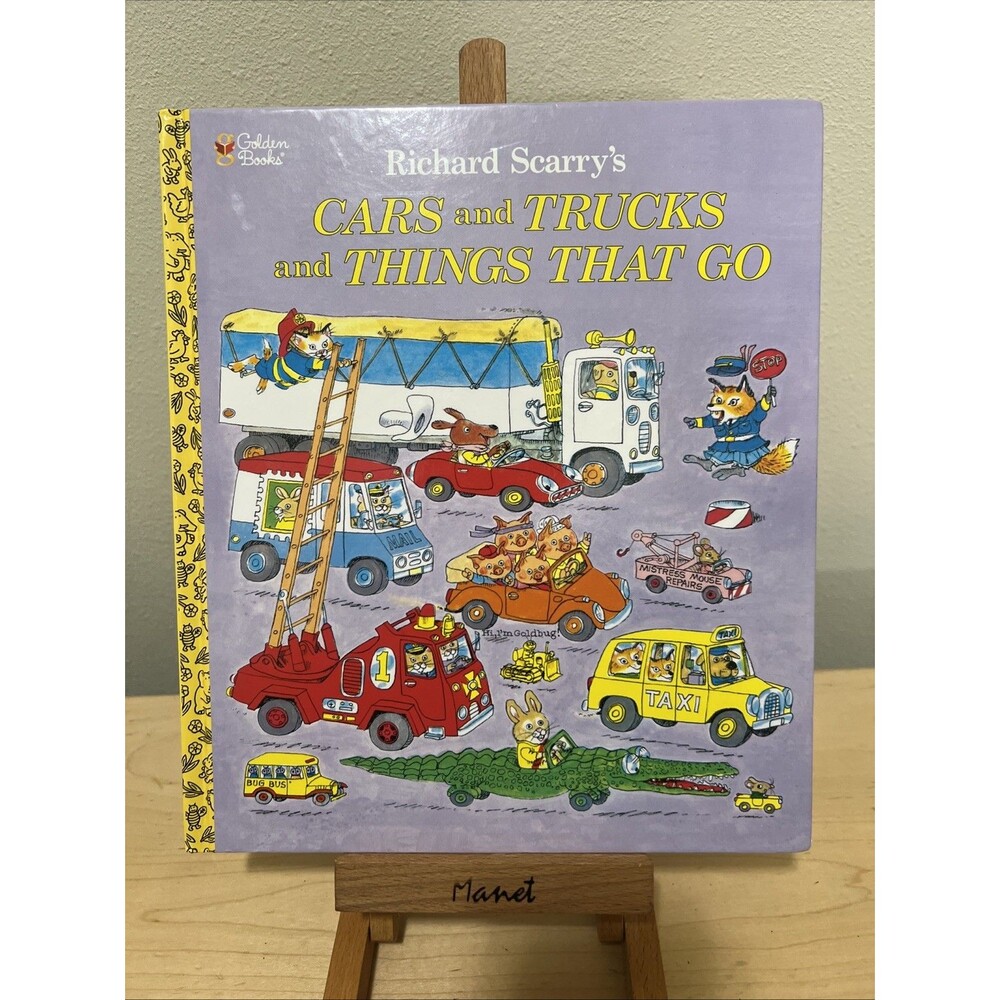 Richard Scarry's Cars and Trucks and Things That Go by Richard Scarry (1998,...